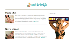 Desktop Screenshot of incestoinfamiglia.com